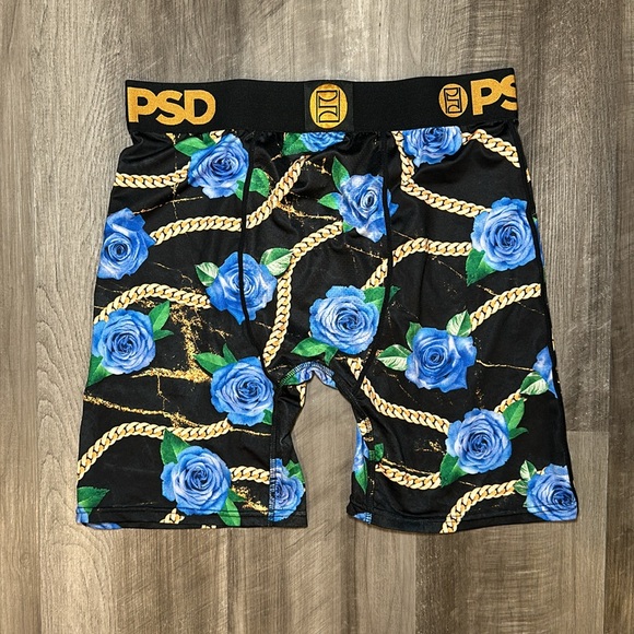 PSD Chained Blue Garden Boxer Brief - Large - Picture 2 of 3